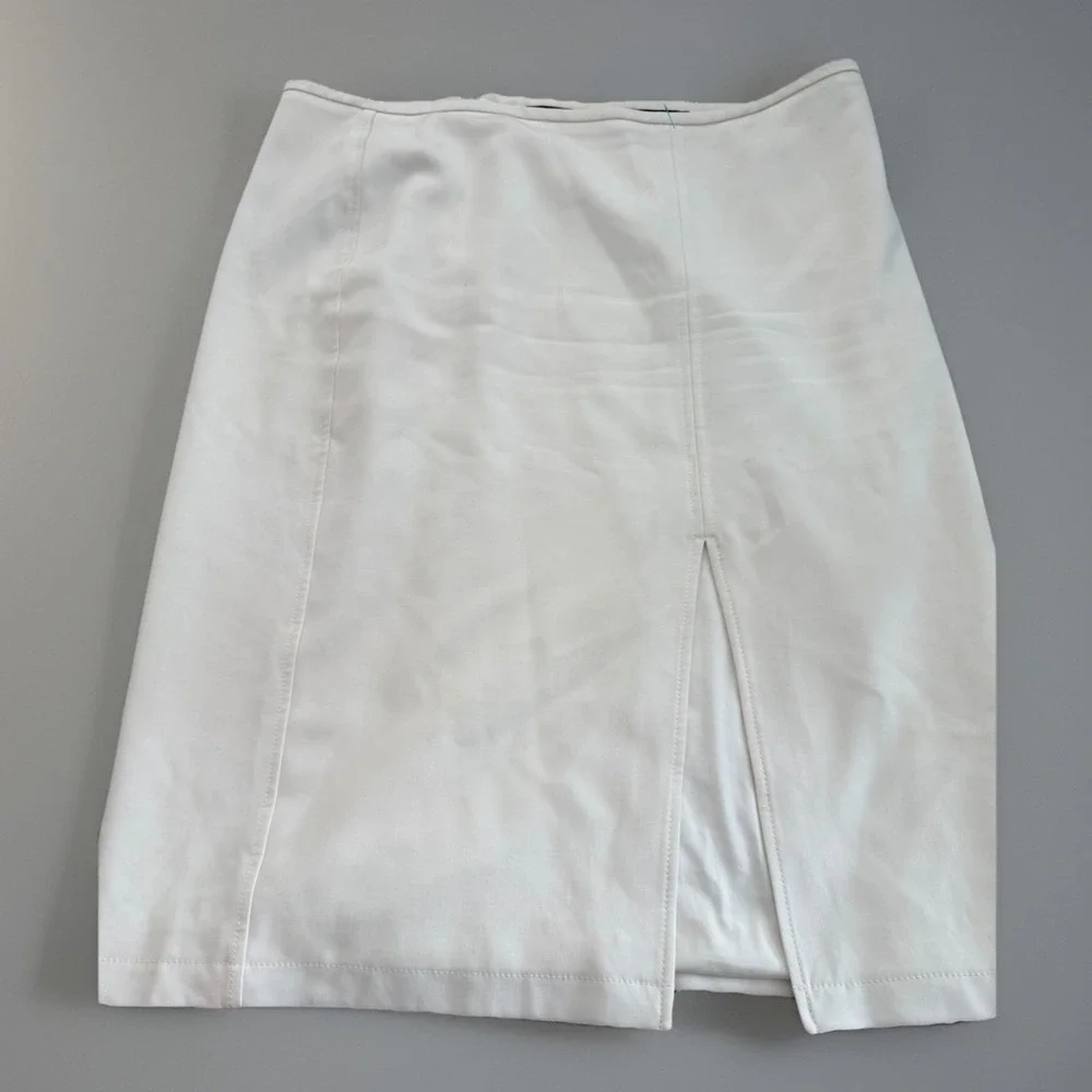J.Crew Ivory Pencil Skirt Size 18 Career Office‎ Stretch
